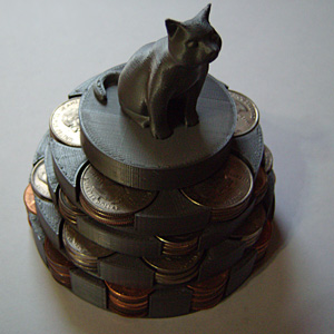 Coin Cat Stack